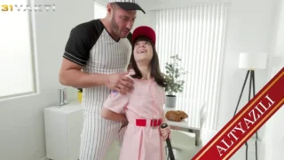 Türbanlı Üvey Kardeşler Dörtlü Olup Birlikte Sikişti