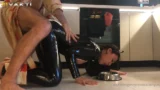 Yoga dersi verdiği lezbiyen kadına arkadan dayadı Karı sulandı